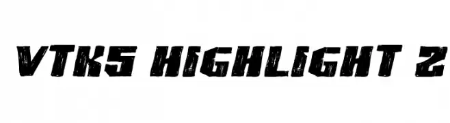 VTKS HIGHLIGHT 2  font caratteri gratis