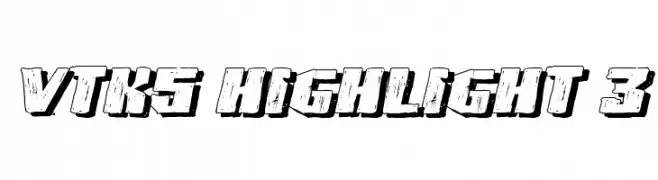 VTKS HIGHLIGHT 3  Frei Schriftart Herunterladen