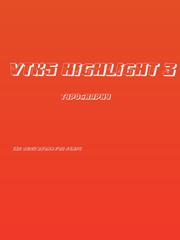 VTKS HIGHLIGHT 3 Poster