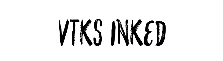 VTKS INKED  नि: शुल्क फ़ॉन्ट्स डाउनलोड