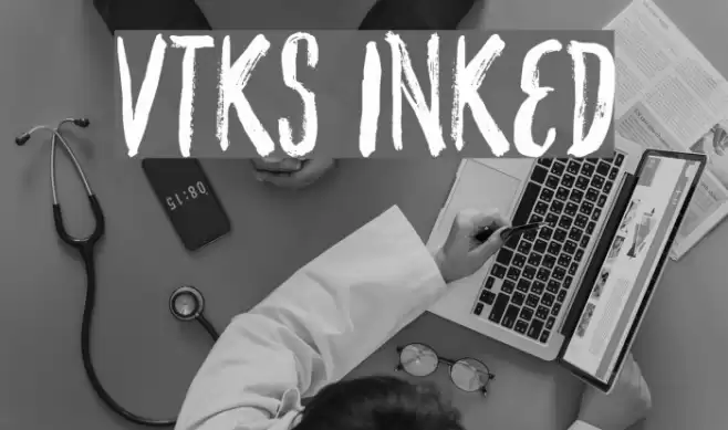 VTKS INKED Font examples