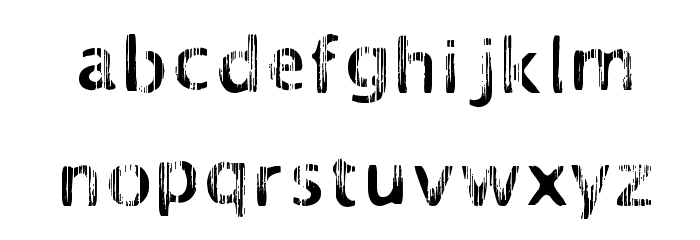 VTKS LAUNDRY Font LOWERCASE