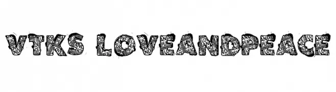 VTKS LOVEANDPEACE  baixar fontes gratis