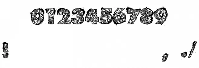 VTKS LOVEANDPEACE Font OTHER CHARS