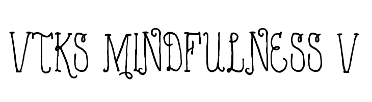 VTKS MINDFULNESS v2 Font