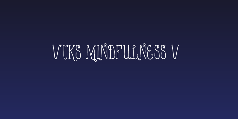 VTKS MINDFULNESS v2 Social Header