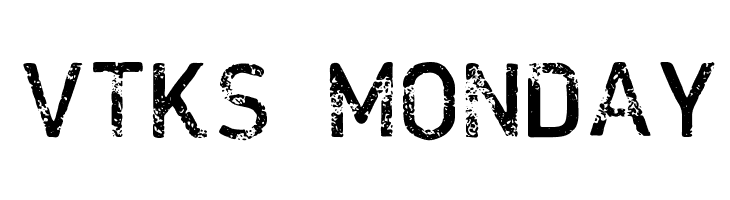 VTKS MONDAY Schriftart