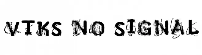 VTKS NO SIGNAL  Fuentes Gratis Descargar