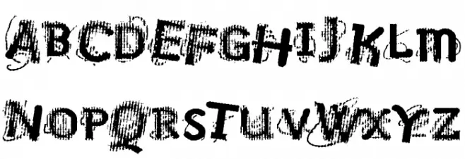 VTKS NO SIGNAL 字体 小写