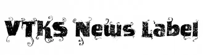 VTKS News Label  Скачать бесплатные шрифты