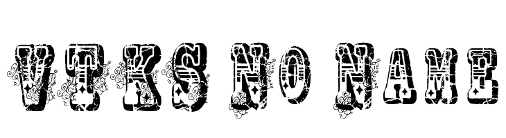 VTKS No Name Schriftart