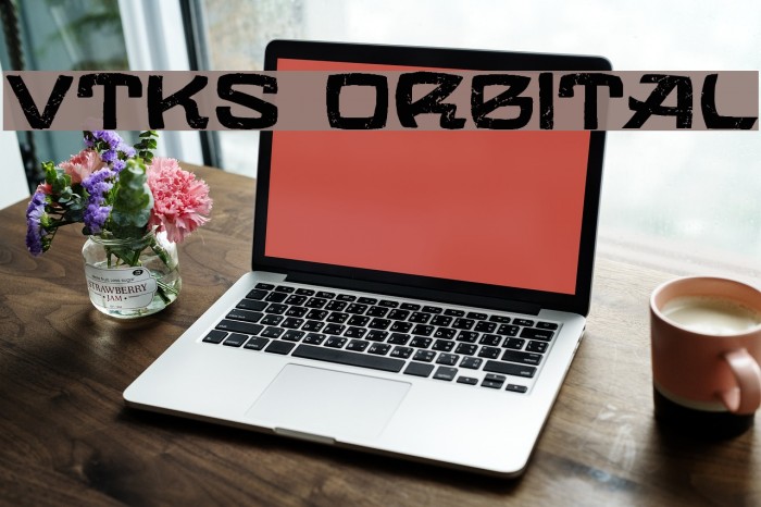 VTKS ORBITAL Font examples