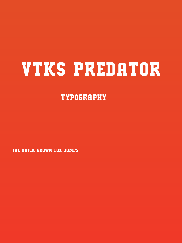 VTKS PREDATOR Poster