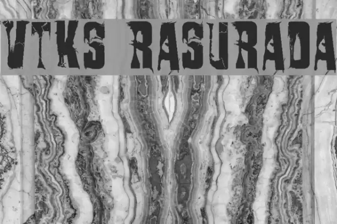 VTKS RASURADA Polices examples