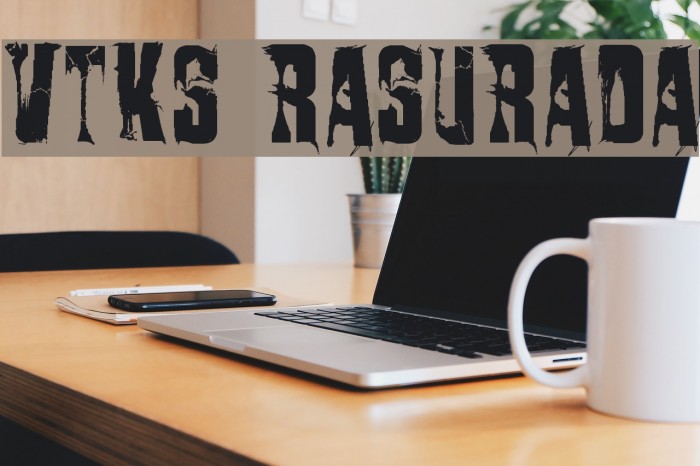 VTKS RASURADA Font examples