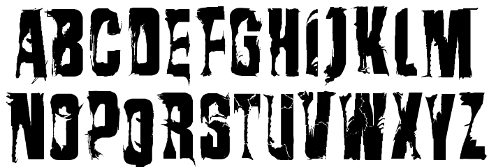 VTKS RASURADA Font LOWERCASE