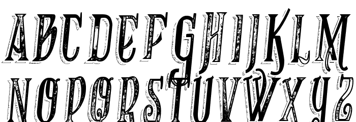 VTKS RECOVER MB 1 Font LOWERCASE