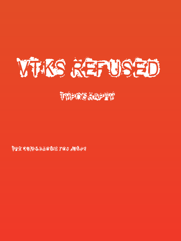 VTKS REFUSED Poster