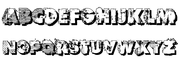 VTKS REVERSO OPTION B Font LOWERCASE