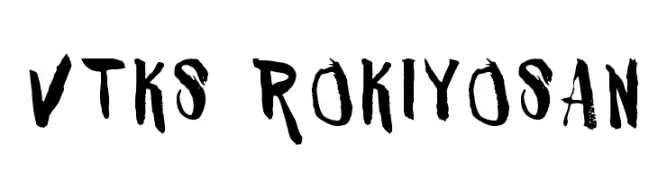 VTKS ROKIYOSAN  baixar fontes gratis