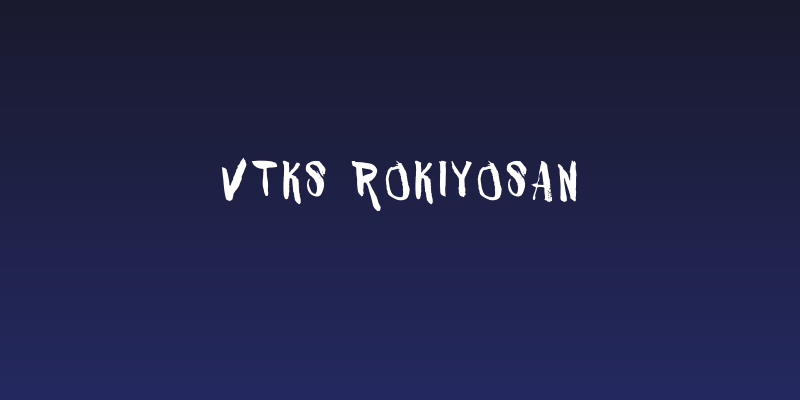 VTKS ROKIYOSAN Social Header