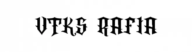 VTKS Rafia  Frei Schriftart Herunterladen