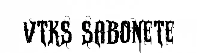 VTKS SABONETE  font caratteri gratis