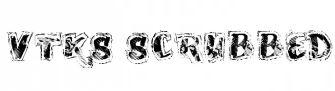 VTKS SCRUBBED  Скачать бесплатные шрифты