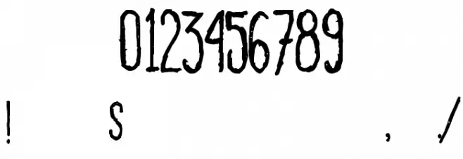 VTKS SIGN OF TIMES bold Font OTHER CHARS