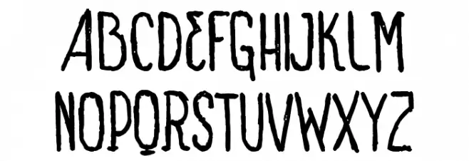 VTKS SIGN OF TIMES bold خط أحرف صغيرة