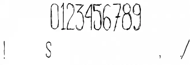 VTKS SIGN OF TIMES Font OTHER CHARS