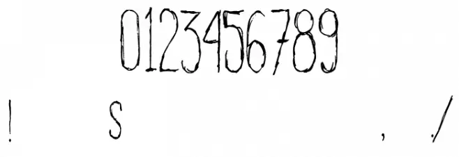 VTKS SIGN OF TIMES Font OTHER CHARS