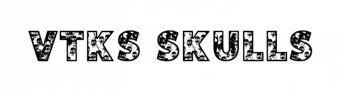 VTKS SKULLS  Fuentes Gratis Descargar