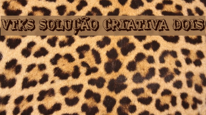 VTKS SOLUÇÃO CRIATIVA DOIS Font examples