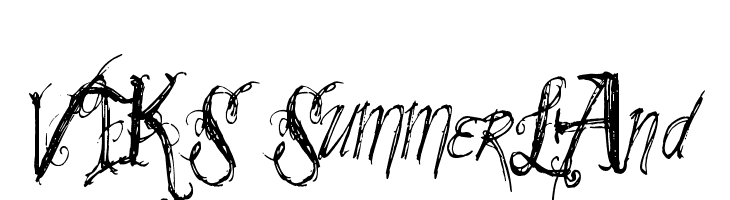 VTKS SummerLAnd Schriftart