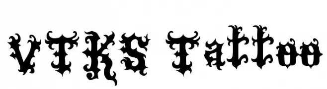 VTKS Tattoo  नि: शुल्क फ़ॉन्ट्स डाउनलोड