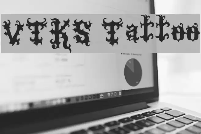 VTKS Tattoo Font examples