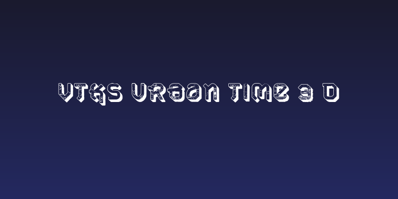 VTKS URBAN TIME 3 d Social Header