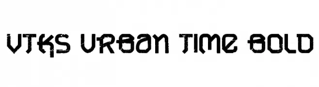 VTKS URBAN TIME bold  Frei Schriftart Herunterladen