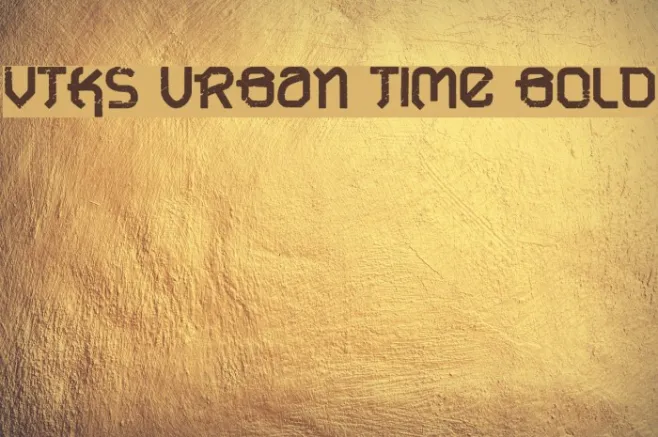 VTKS URBAN TIME bold Example 2