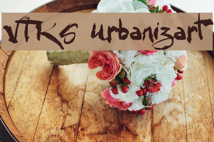 VTKS Urbanizart Font examples