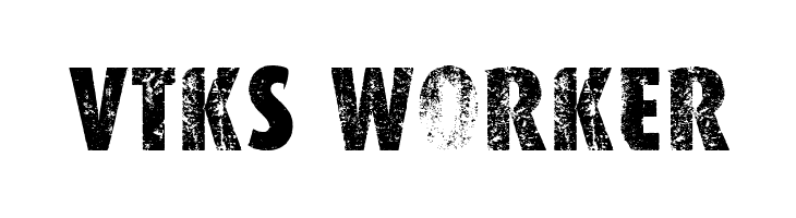 VTKS WORKER  नि: शुल्क फ़ॉन्ट्स डाउनलोड
