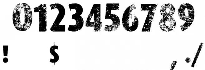 VTKS WORKER Font OTHER CHARS