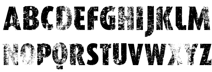 VTKS WORKER Font LOWERCASE