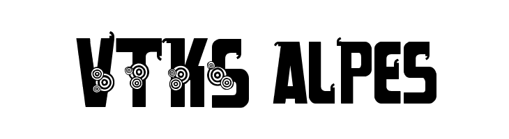 VTKS alpes  Free Fonts Download