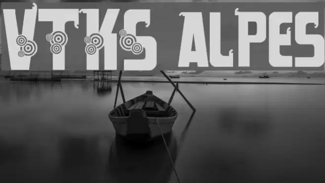 VTKS alpes Schriftart examples