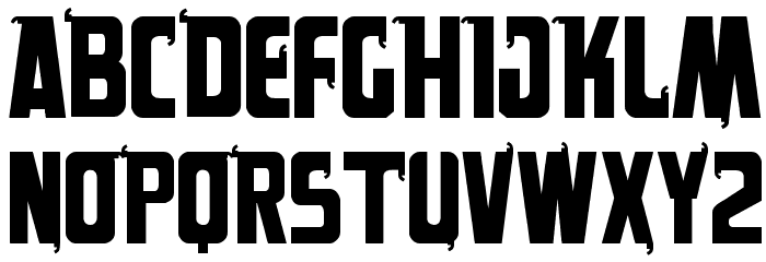 VTKS alpes Font LOWERCASE