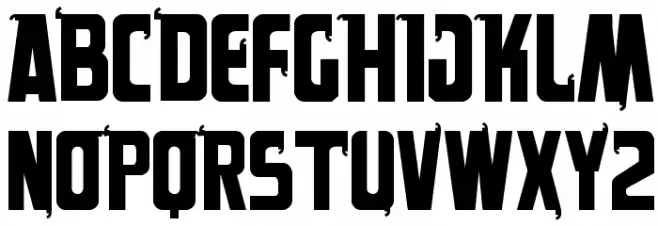 VTKS alpes Schriftart Kleinbuchstaben