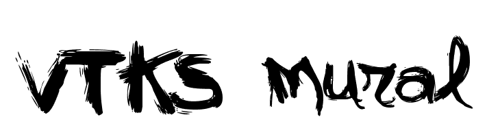 VTKS mural Font