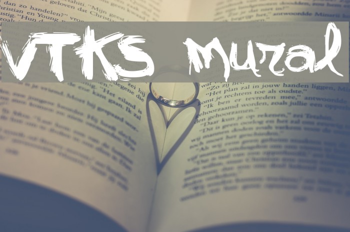 VTKS mural Font examples